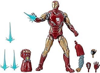 Legends Series Avengers: Endgame 6" Collectible Action Figure Iron Man Mark Lxxxv Collection, Includes 7 Accessories