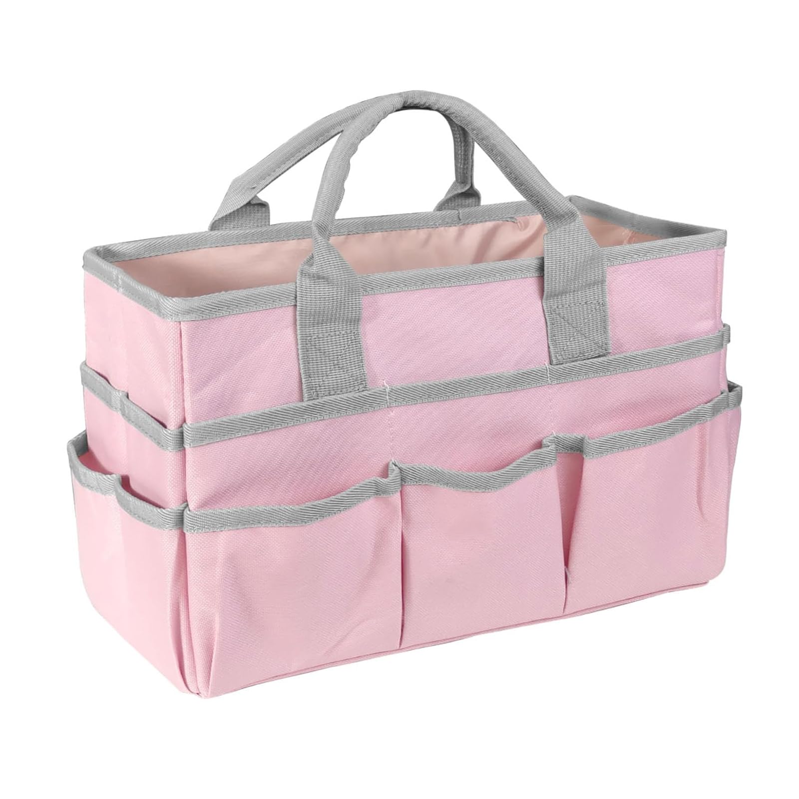 Dense Pliable Garden Tool Storage Bag Multiple Pouches for Teachers School Materials Books Permanent Polyster Bag Strong Pulls Multiple Pocket Teacher Planner