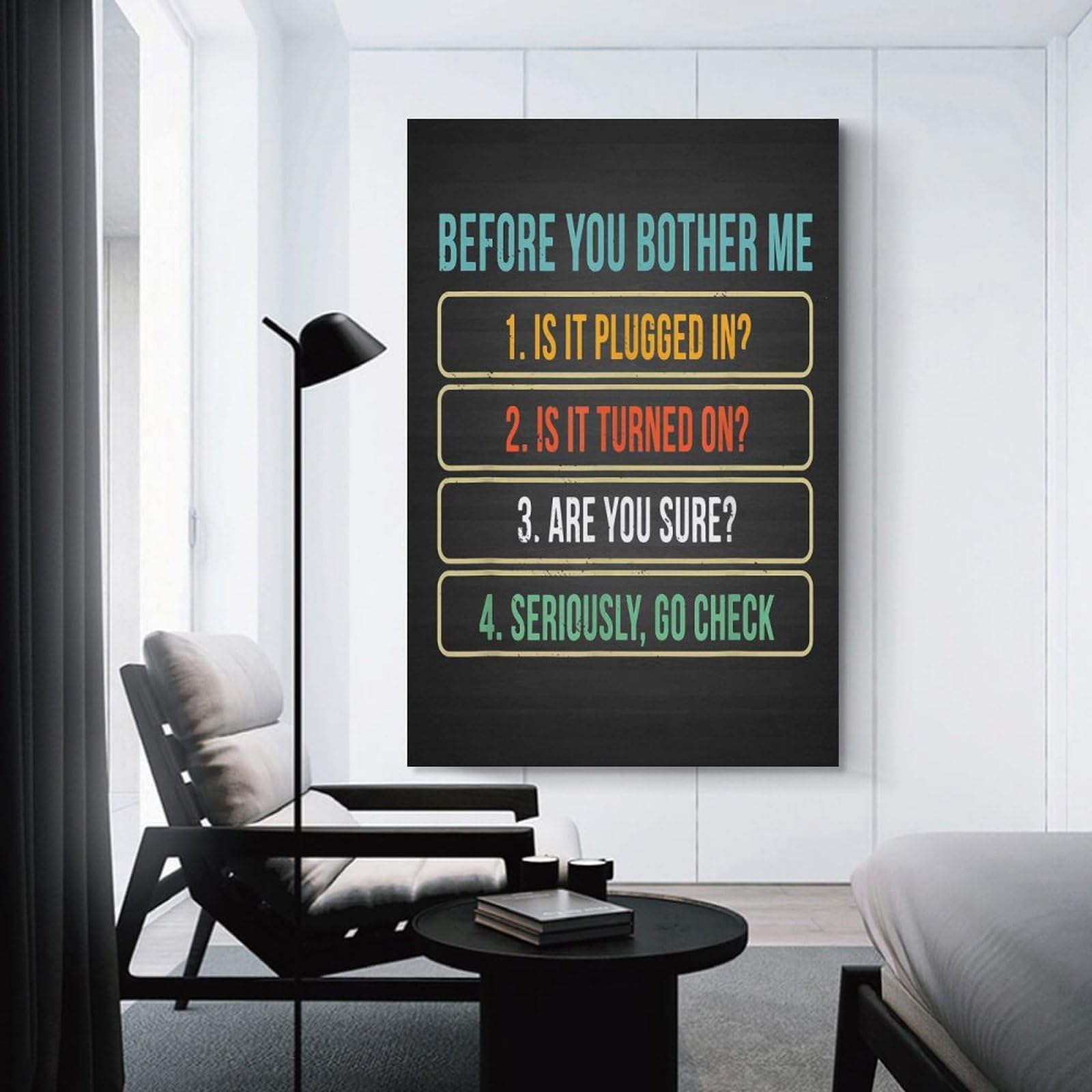Junmoney Information Technology Tec Wall Art Print, 16x24inch(40x60cm), for Living Spaces, Bedrooms Or Relaxed Rooms, Decorative Artwork for Empty Walls