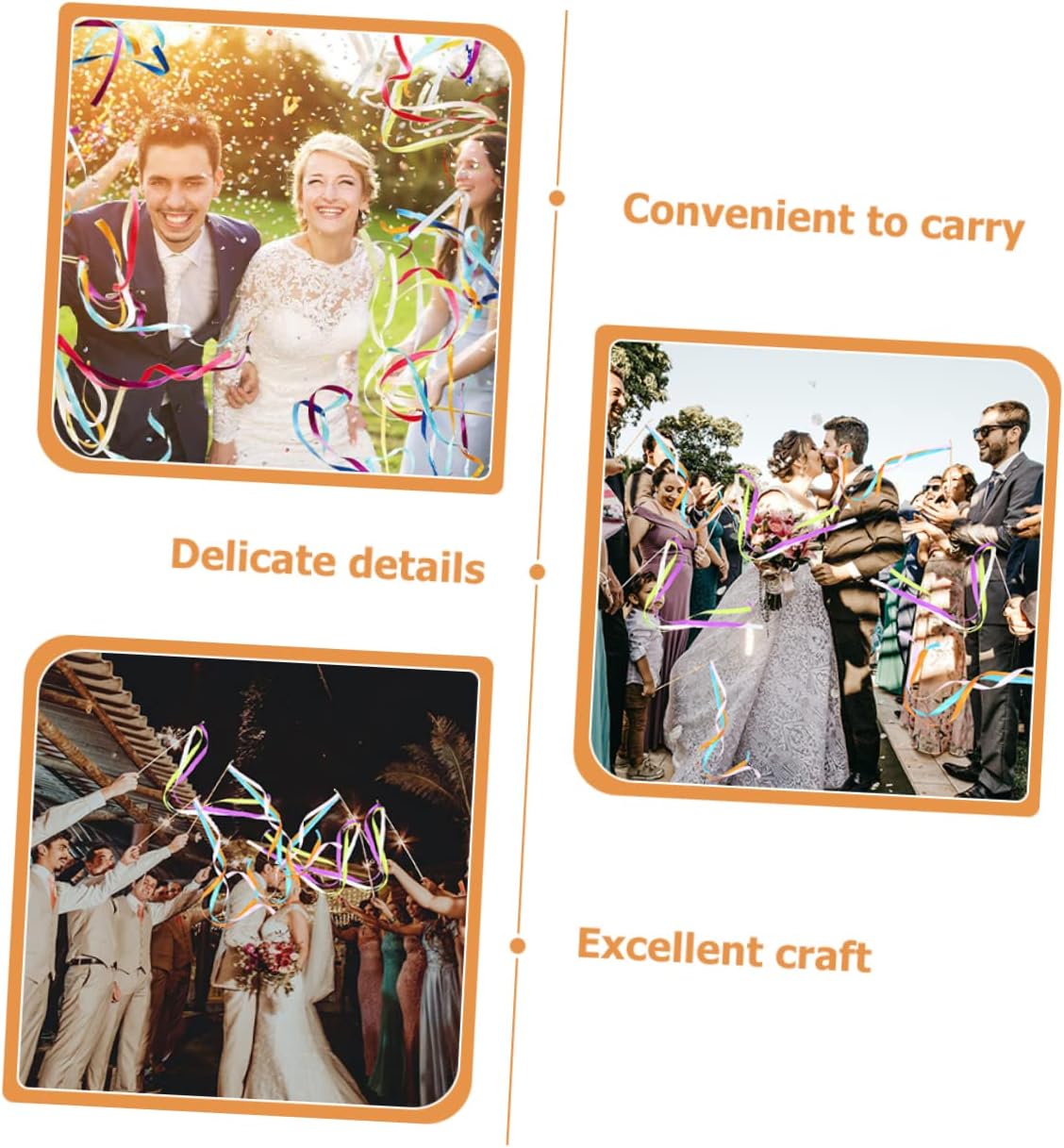 20pcs Fairy Wands Ribbons for Wedding Party Decorations Versatile Streamer Sticks for Celebrations Smooth Texture Lightweight and Ribbon Material for Home Decor