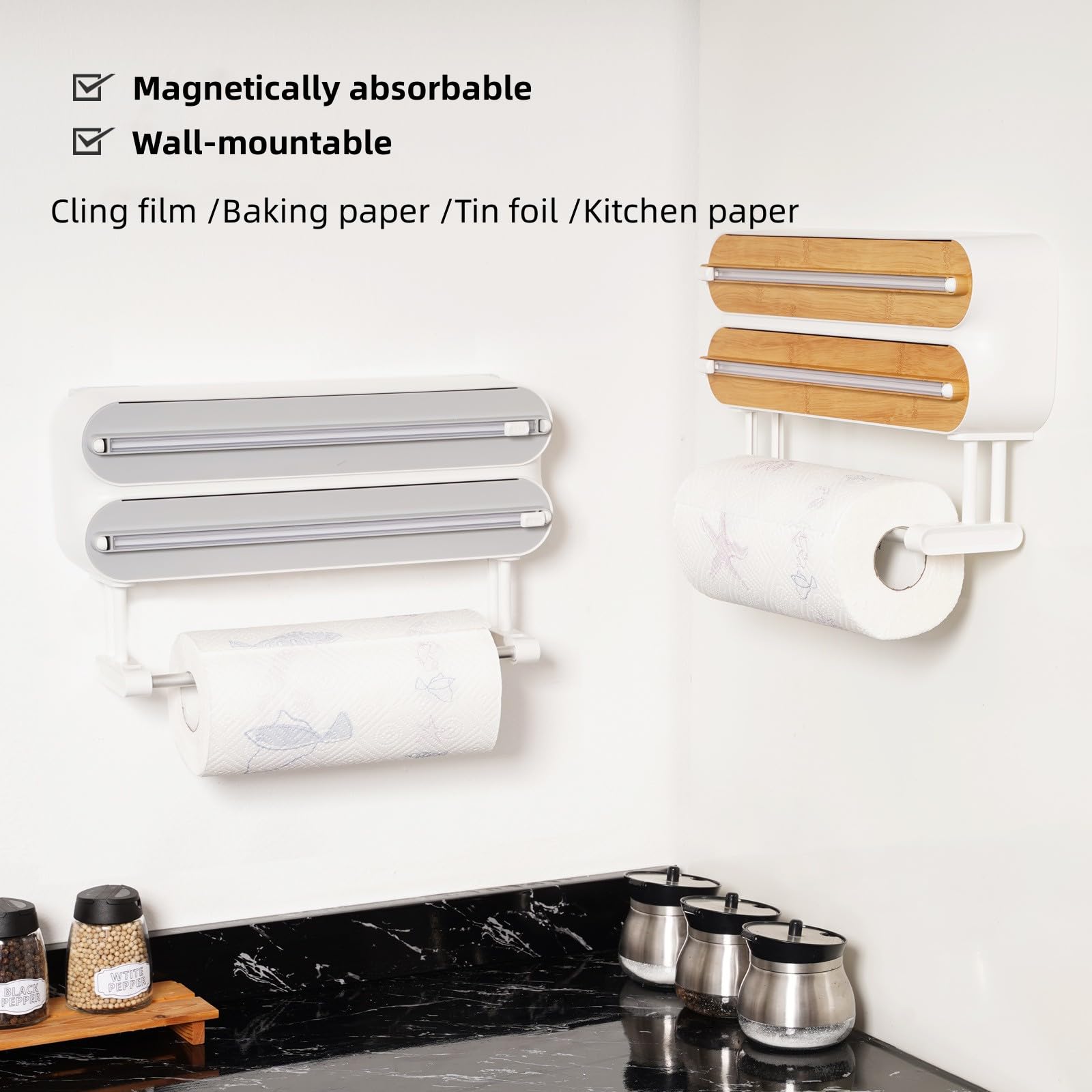 Distributeur De Film Plastique Magnétique, Coupe-film, Outil D'emballage Pour La Cuisine, Adapté