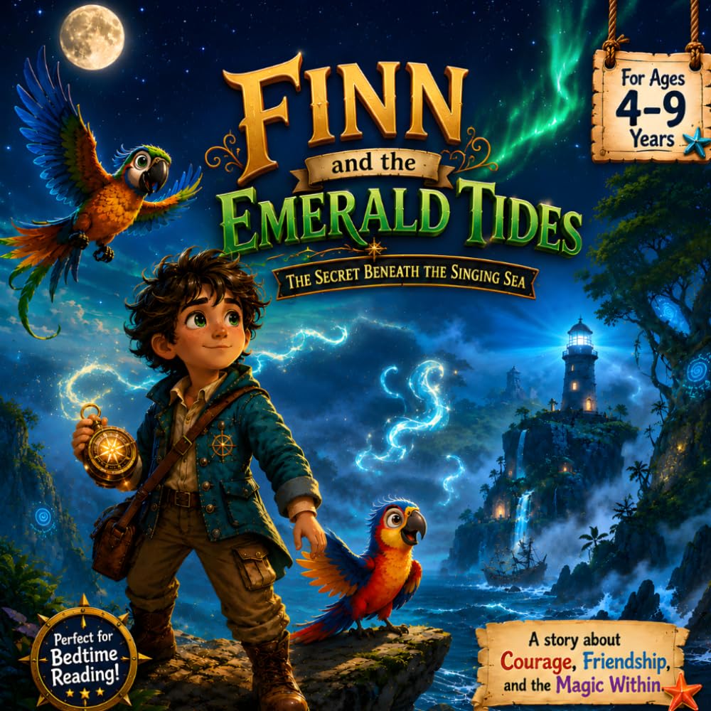 Finn and the Emerald Tides: The Secret Beneath the Singing Sea: A Magical Ocean Adventure (The Adventures of Finn)
