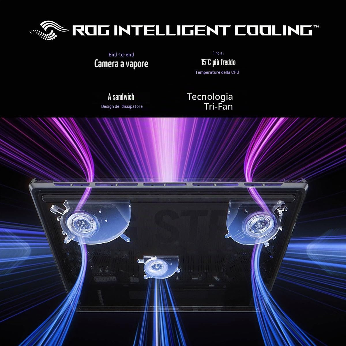 ASUS ROG Strix G16 (2025) Computer portatile da gioco, 16" FHD+ 16:10 165Hz/3ms, NVIDIA GeForce RTX 5050, Intel Core i5-13450HX, 16GB DDR5-5600, SSD PCIe Gen 4 da 1TB, Wi-Fi 7, Windows 11 Home, GV