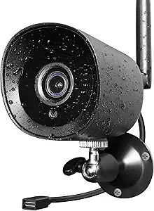 Rraycom Security Cloud Camera For Outdoor/Home, 1080P Full HD WiFi IP Camera With Night Vision, Motion Detection, IP66 Waterproof, Cloud Storage, Live View, Compatible with Alexa Google Assistant asin的图片