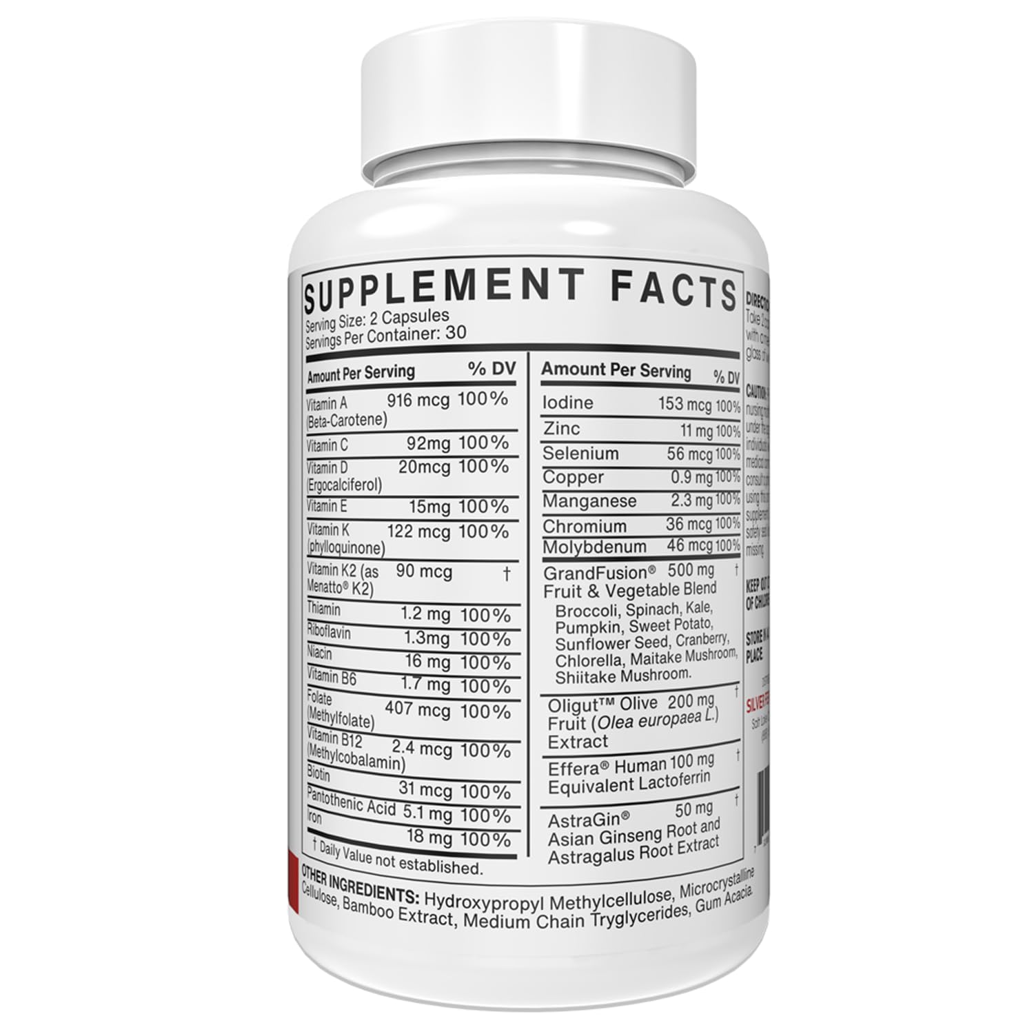 Silver Fern Women’s Whole Food Multivitamin 60 Capsules, 30 Servings — Amazon image 2