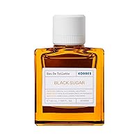 KORRES BLACK SUGAR Eau de Toilette da donna, fragranza femminile floreale