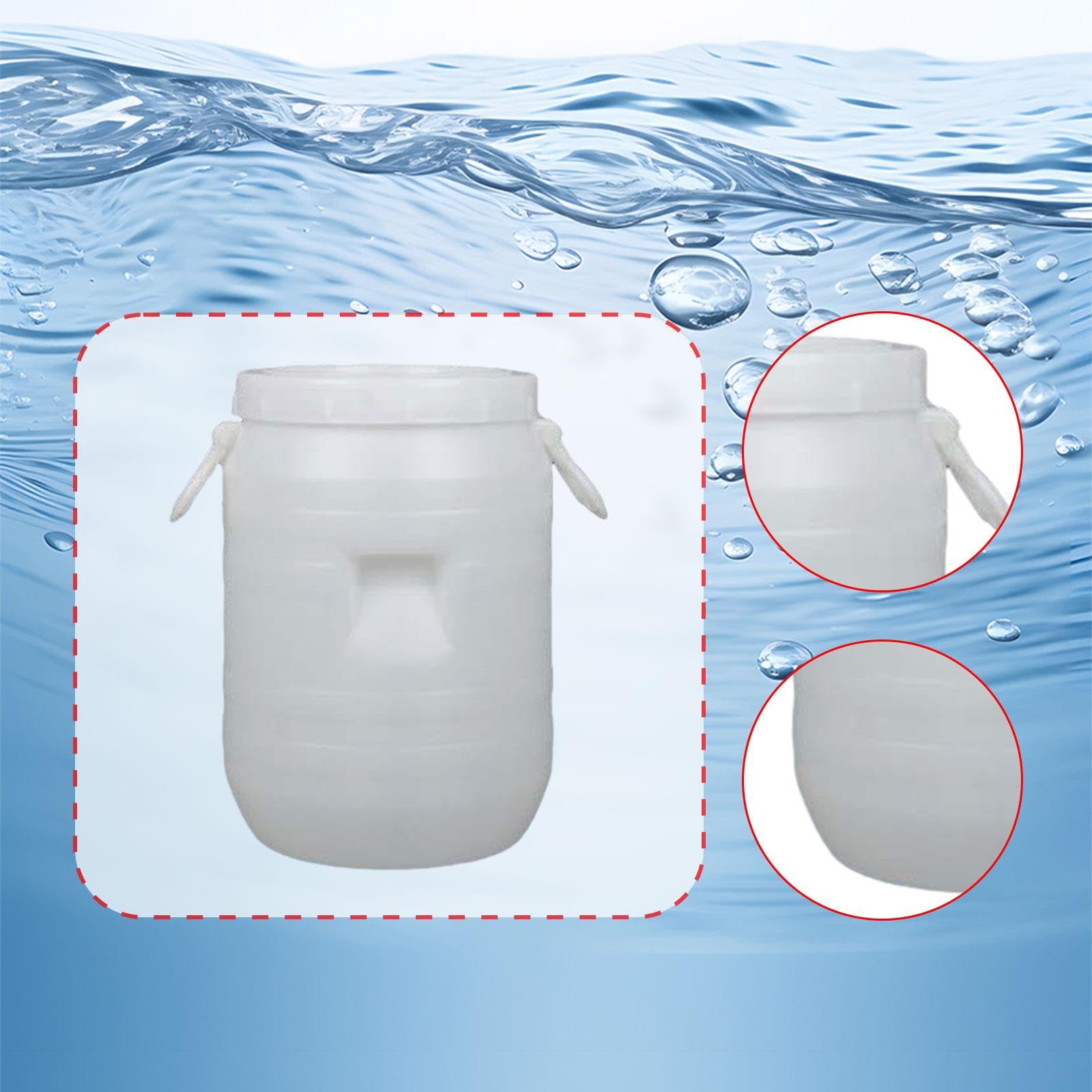Plastikeimer mit Deckel, Honigeimer, Mehrzweck Lebensmittelaufbewahrungsbehälter, Organizer Box für Farbe, Angeln, Drinnen Und Draußen, Picknicks, 10 L Round