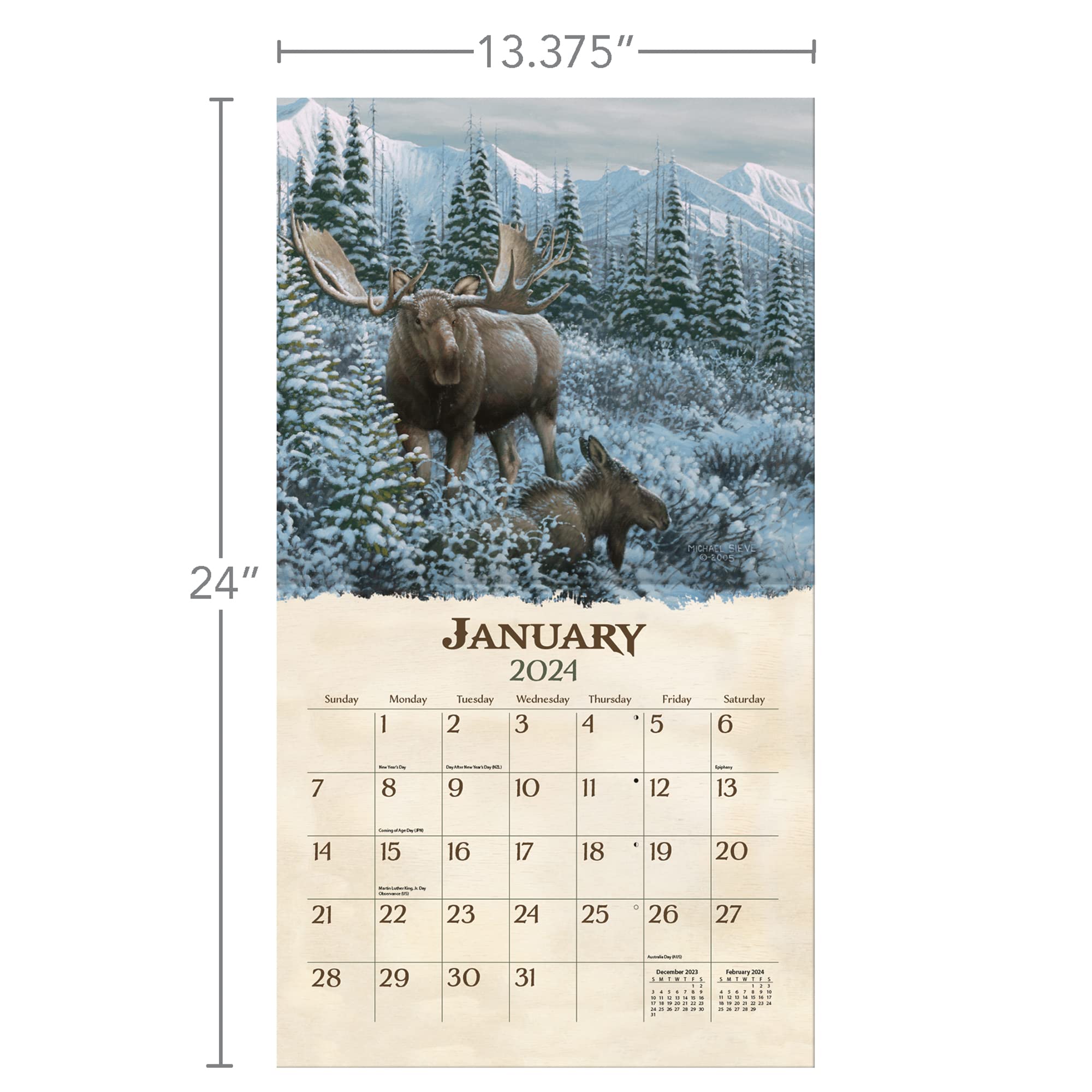 Lang Companies, Beyond The Woods - Calendario De Pared 2024