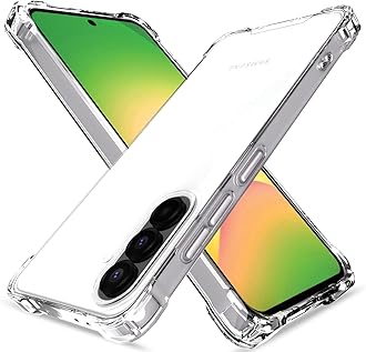 Pikkme Back Cover for Samsung Galaxy A56 5G PC + TPU Clear Transparent Raised Edges Shockproof Protective Phone Bumper Case(Transparent)