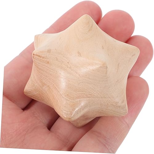 Miniatura 3 de PLAFOPE Bola de madera 1 par bolas prácticas bolas de masaje prácticas bolas de masaje suaves bolas de masaje de palma bola de masaje bolas de