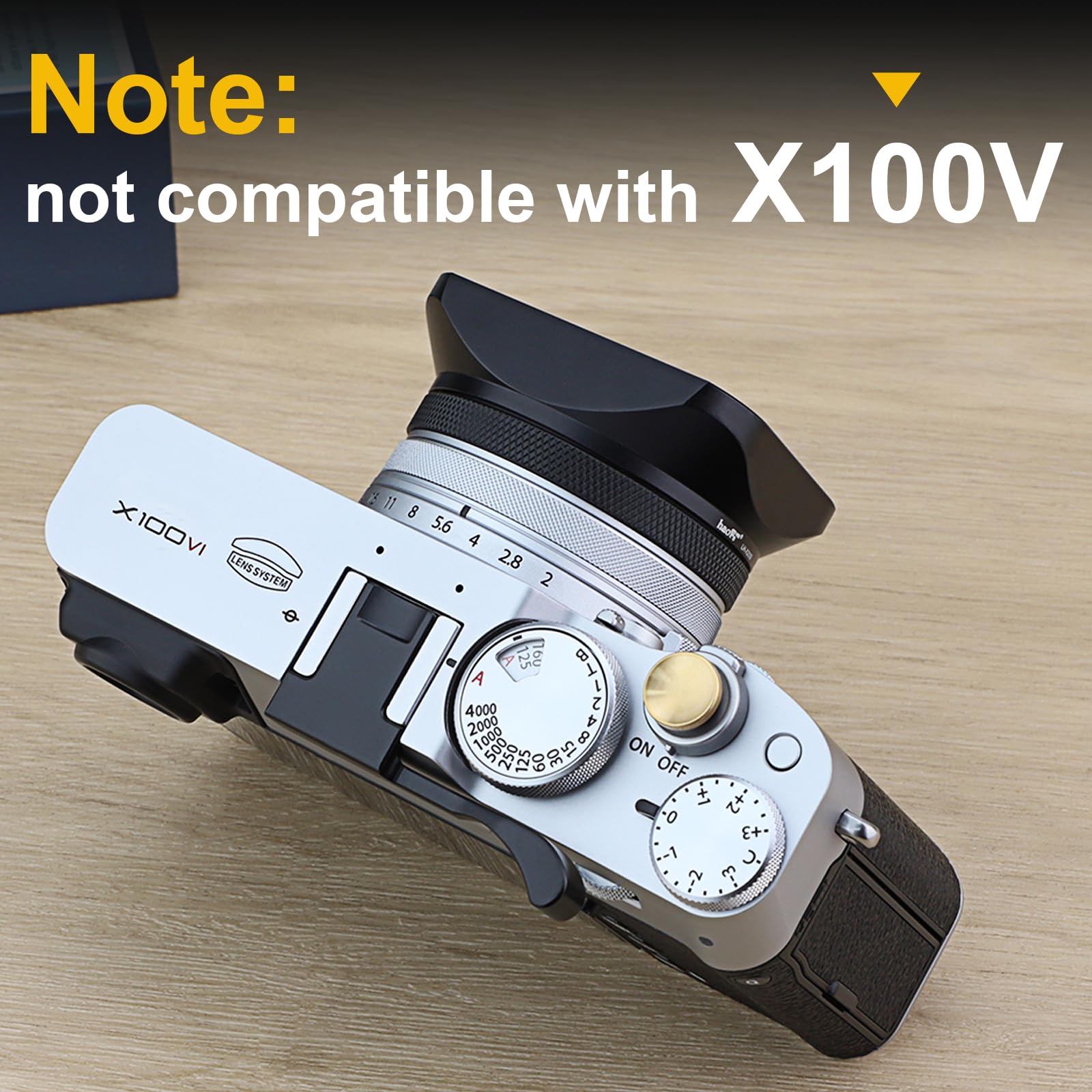 Amazon | Haoge LH-X200B スクエアメタルレンズフード 49mmアダプター