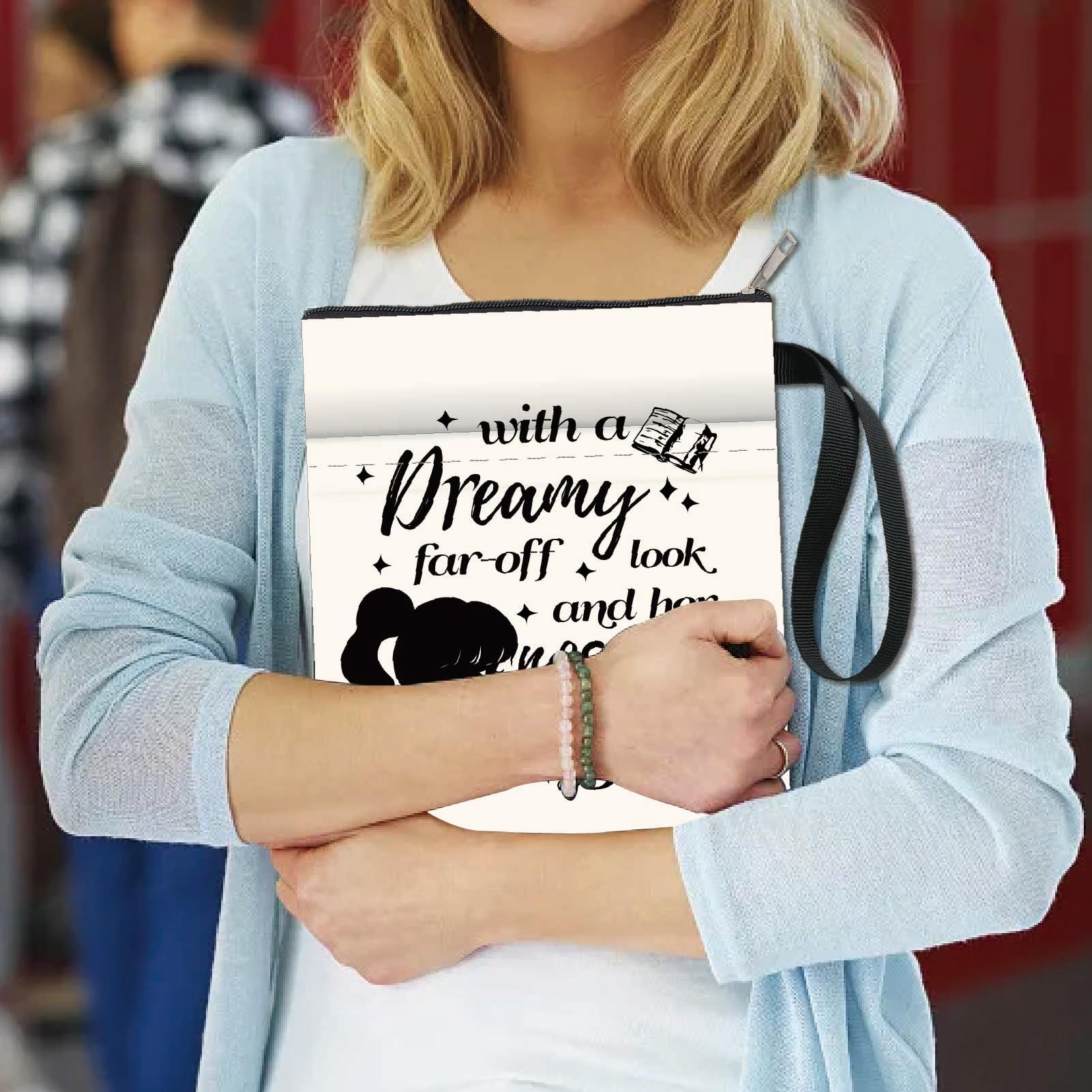 Craspire Funda De Libro Para Niñas Con Árbol, Estrellas Y Diseño Floral - Protección Para Libros De Bolsillo, Cubierta Lavable De Tela Con Cremallera