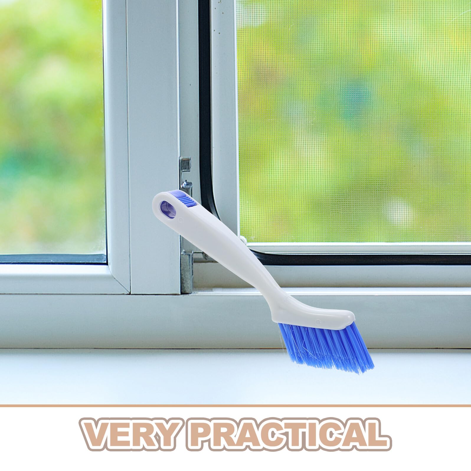 Veemoon 20 Piezas Cepillos de Limpieza para Hendiduras y Ranuras Cepillos de Nylon Flexibles para Limpieza de Juntas de Ventanas Puertas Estufa y Cocina Herramientas Profesionales para