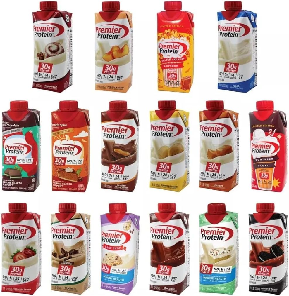 Niro UNINGOPI- Premier Protein Shake Sampler Variety | Pack of 10 Different Flavors Assorted | Ready to Drink