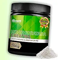 Suplemento em pó Growth Supplements Creatina Pura em pote de 250g