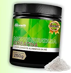 Suplemento em pó Growth Supplements Creatina Pura em pote de 250g
