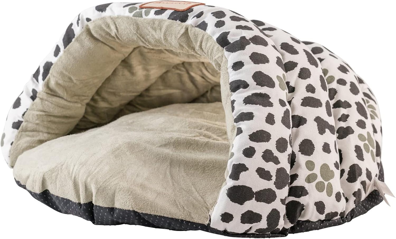 Armarkat Paw Print Cat Bed Size, 20-Inch by 11-Inch, Sage Green & Pawprint