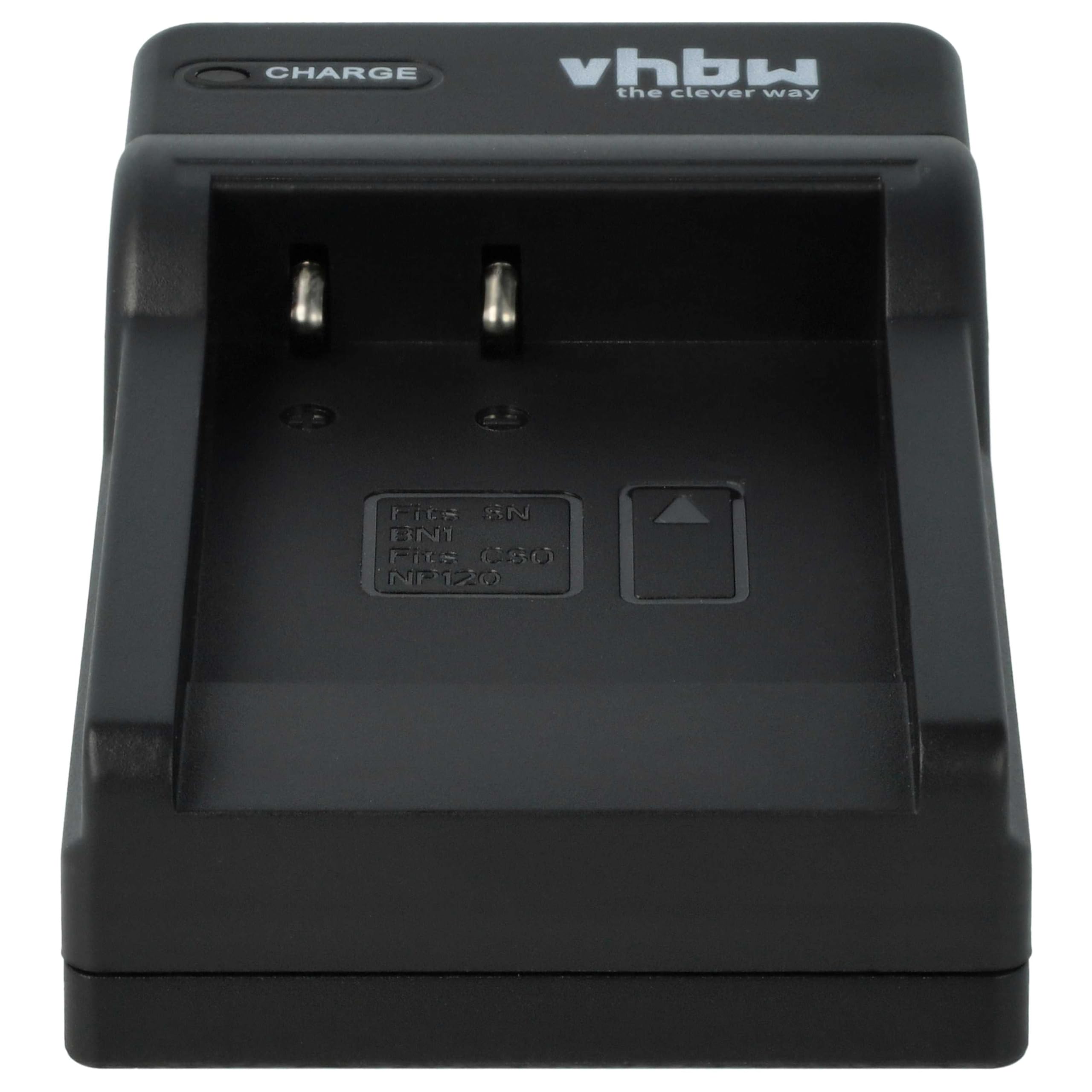 vhbw caricabatterie USB compatibile con Casio Exilim EX-Z680, EX-Z690, EX-ZS15 batterie di videocamera, reflex - Stazione di ricarica