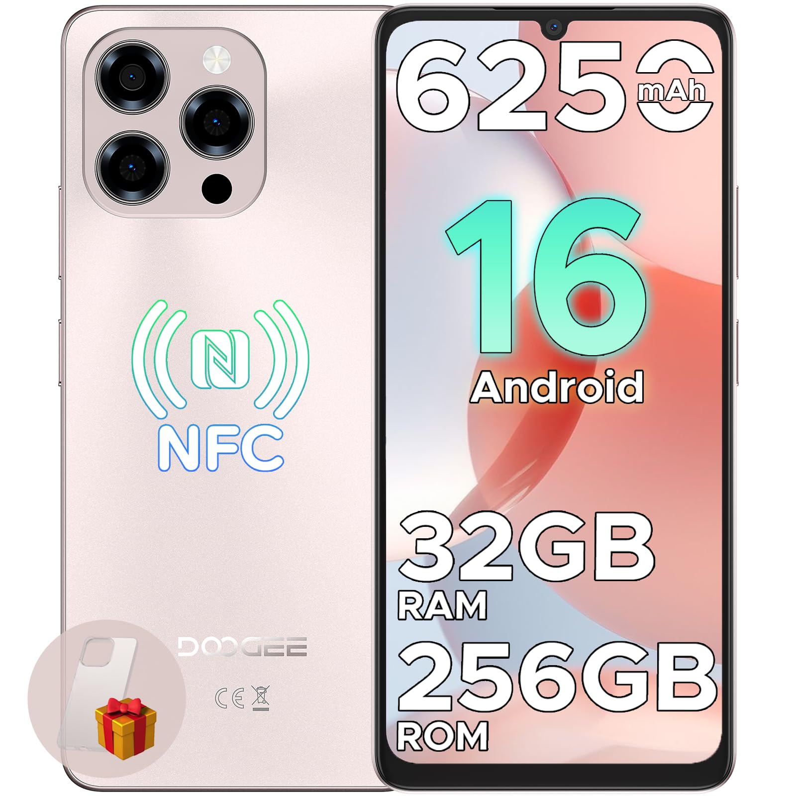Amazon | 【Android 16 SIMフリー スマホ 初登場】DOOGEE Note58