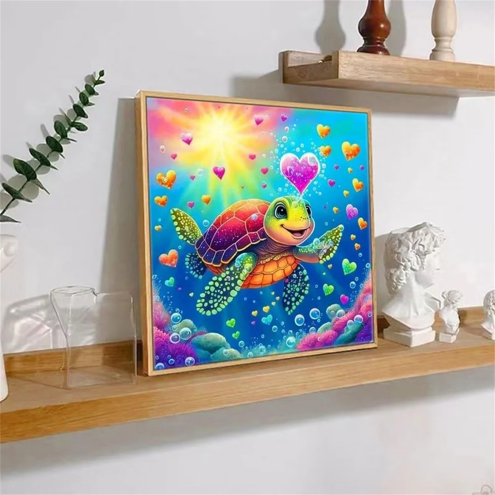 VAIIEYO 5D Diamond Painting Kit Completo - Tartaruga | 30x40 Cm | Tela HD E Strass | Fai Da Te Per Adulti E Bambini