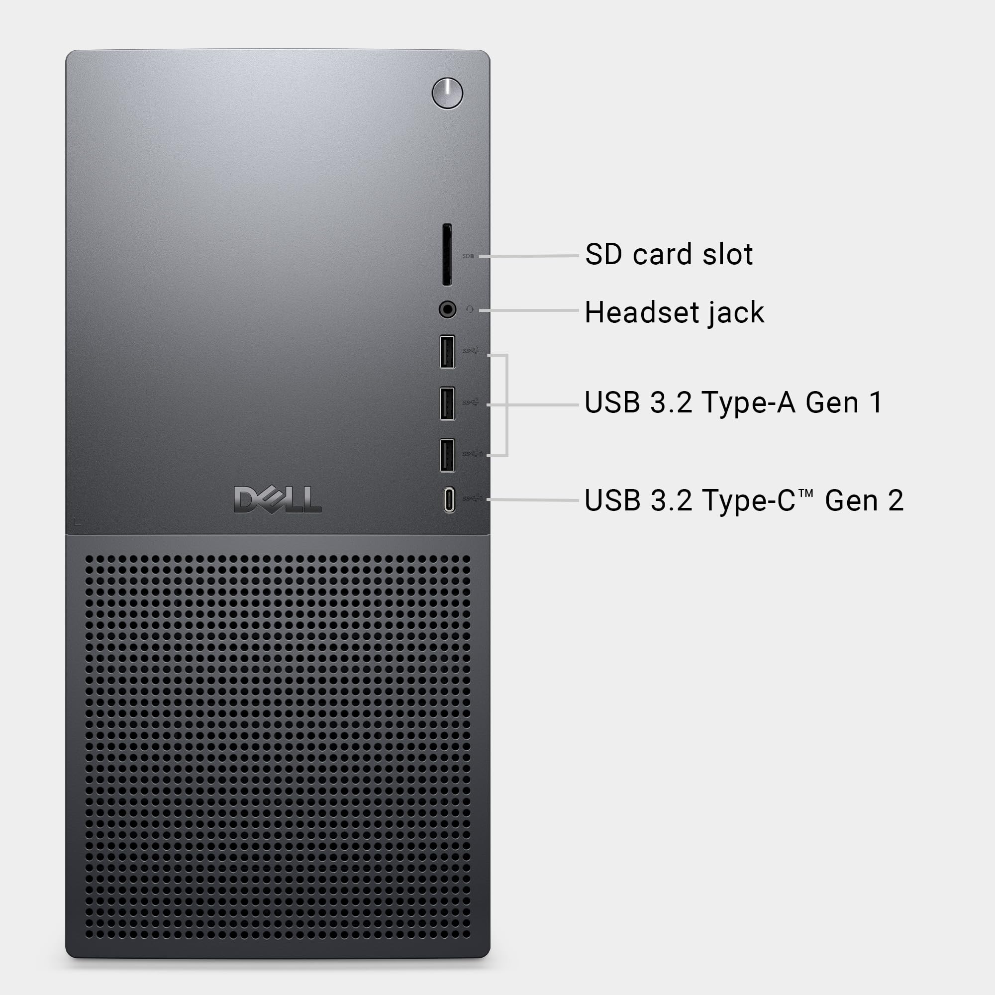 Dell Tower Plus Desktop EBT2250 - Intel Core Ultra 9-285 Processor, 32GB DDR5 RAM, 2TB SSD, NVIDIA GeForce RTX 5070 12GB GDDR7, Intel Wi-Fi 7, Windows 11 Home, Onsite Service - Black