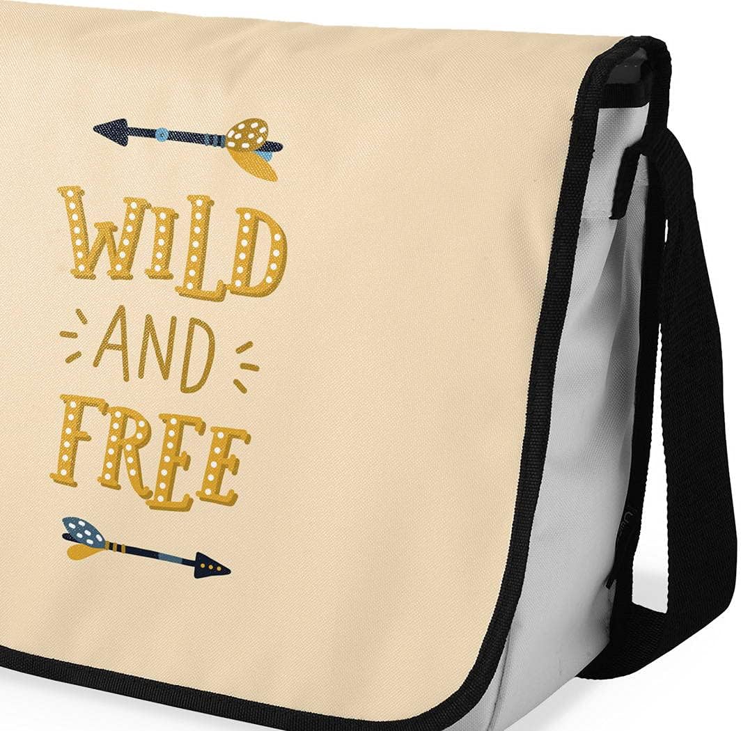 Bonamaison Digitally Printed Messenger School Bag for Students Cross Body Bag, Courier Bag - Image 3