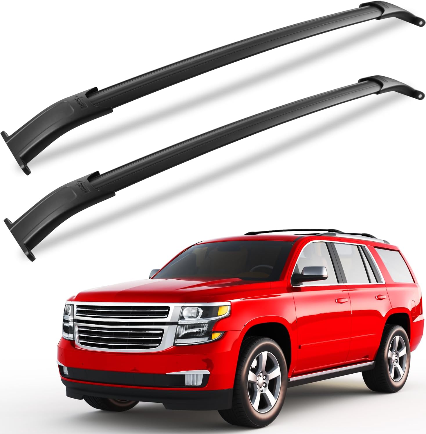 220 lbs Heavy Duty Roof Rack Cross Bars Compatible with GMC Yukon XL, Chevy Suburban & Tahoe, Cadillac Escalade ESV 2015-2020,Chevrolet Aluminum Roof Rails Crossbars Cargo Bars Rooftop Luggage OEM Version