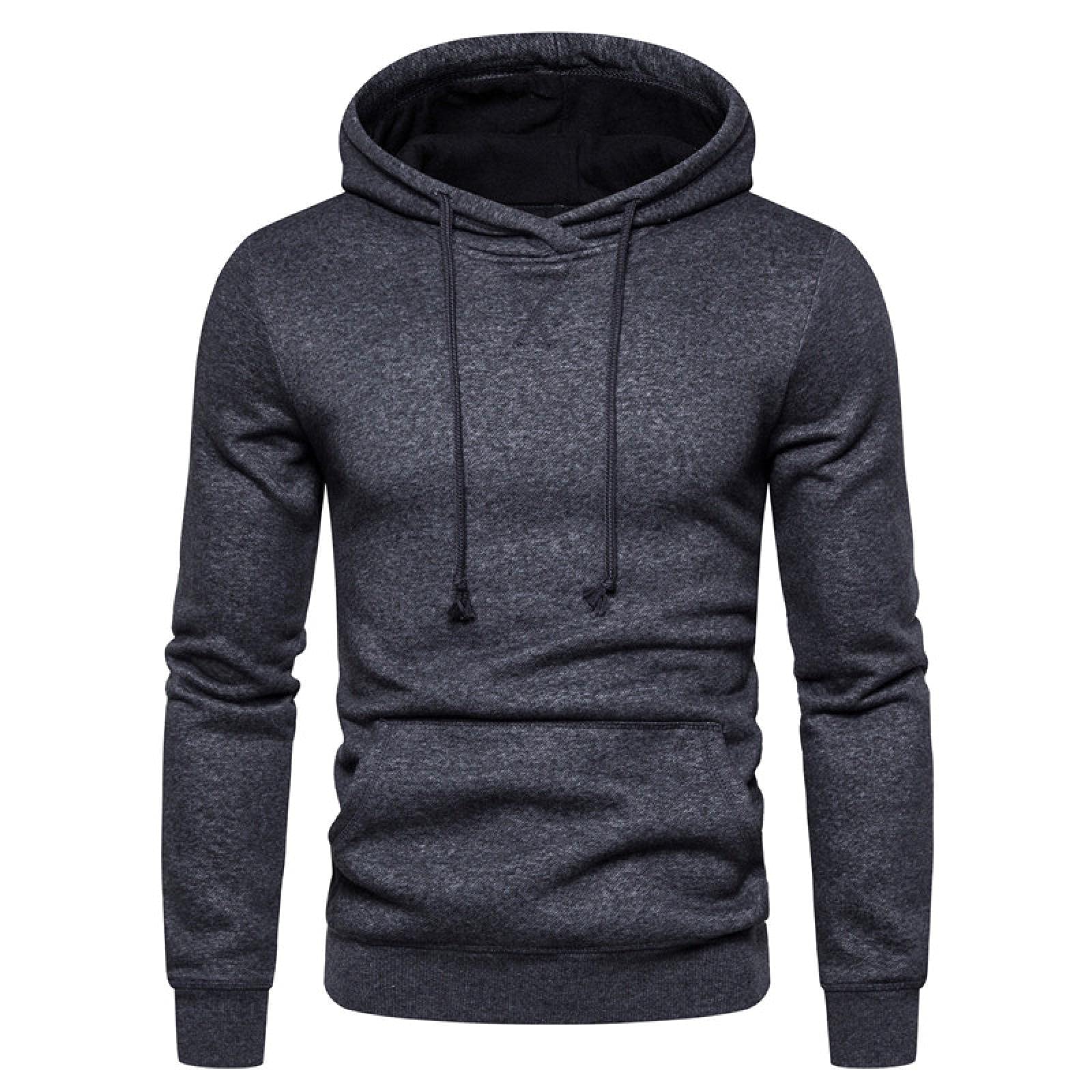 Prosta i hojna bluza z kapturem bluzy bawełniane gładkie bluzy z kapturem bluzy polarowe grube męskie odzież sportowa hiphop zima podstawowe H