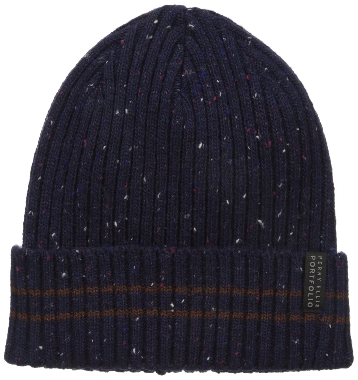 Perry Ellis Men's Marled Yarn Watch Cap Cap