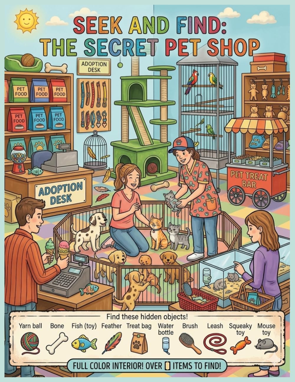 Ultimate Seek & Find Adventure Book for Kids: 50 Fun Hidden Object Puzzles to Boost Focus, Observation, and Brain Skills