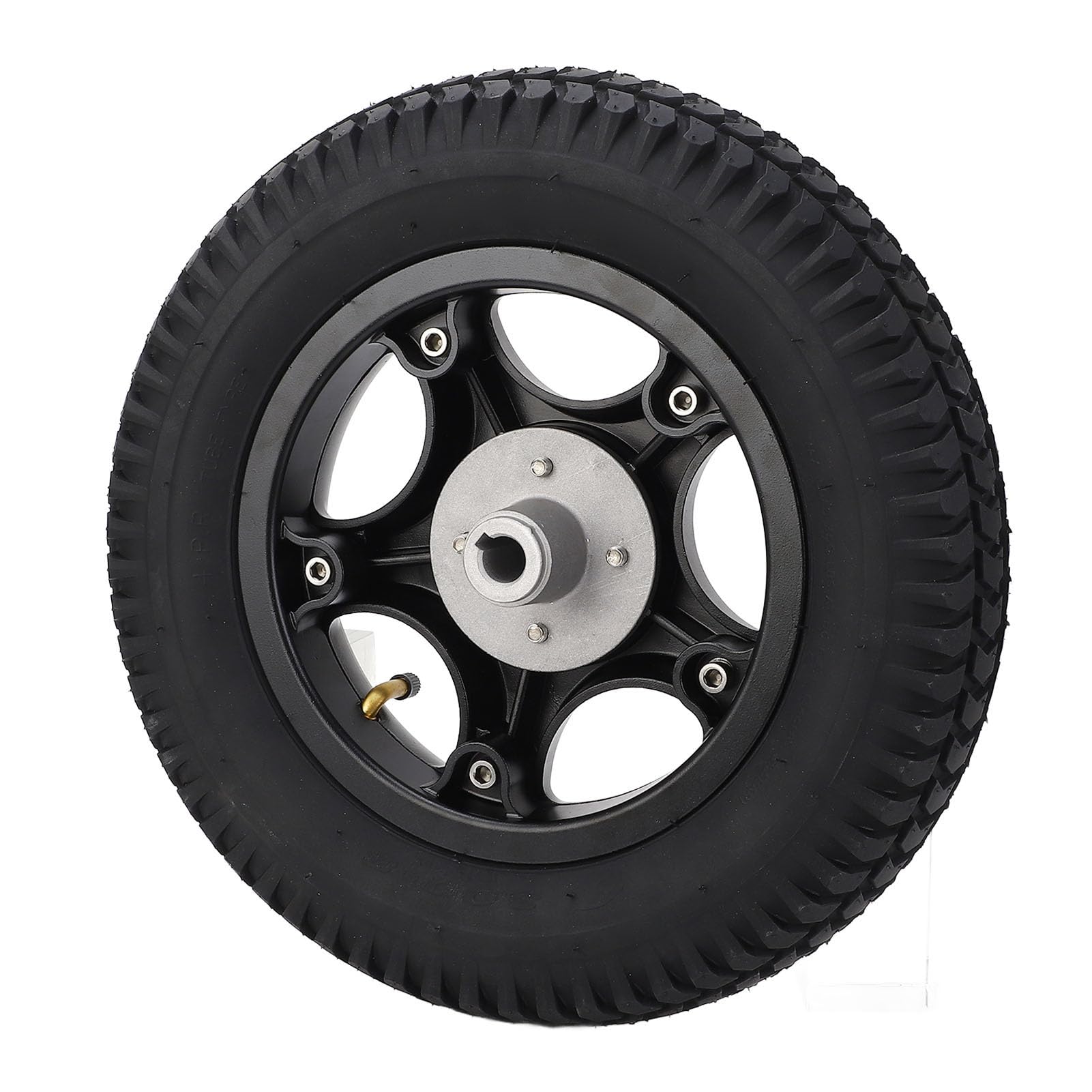 14 Inch Inflatable Wheel 17mm Mounting Hole 150KG Load Bearing 3.00-8 Connector Non Slip Rubber Wheel for Handcart