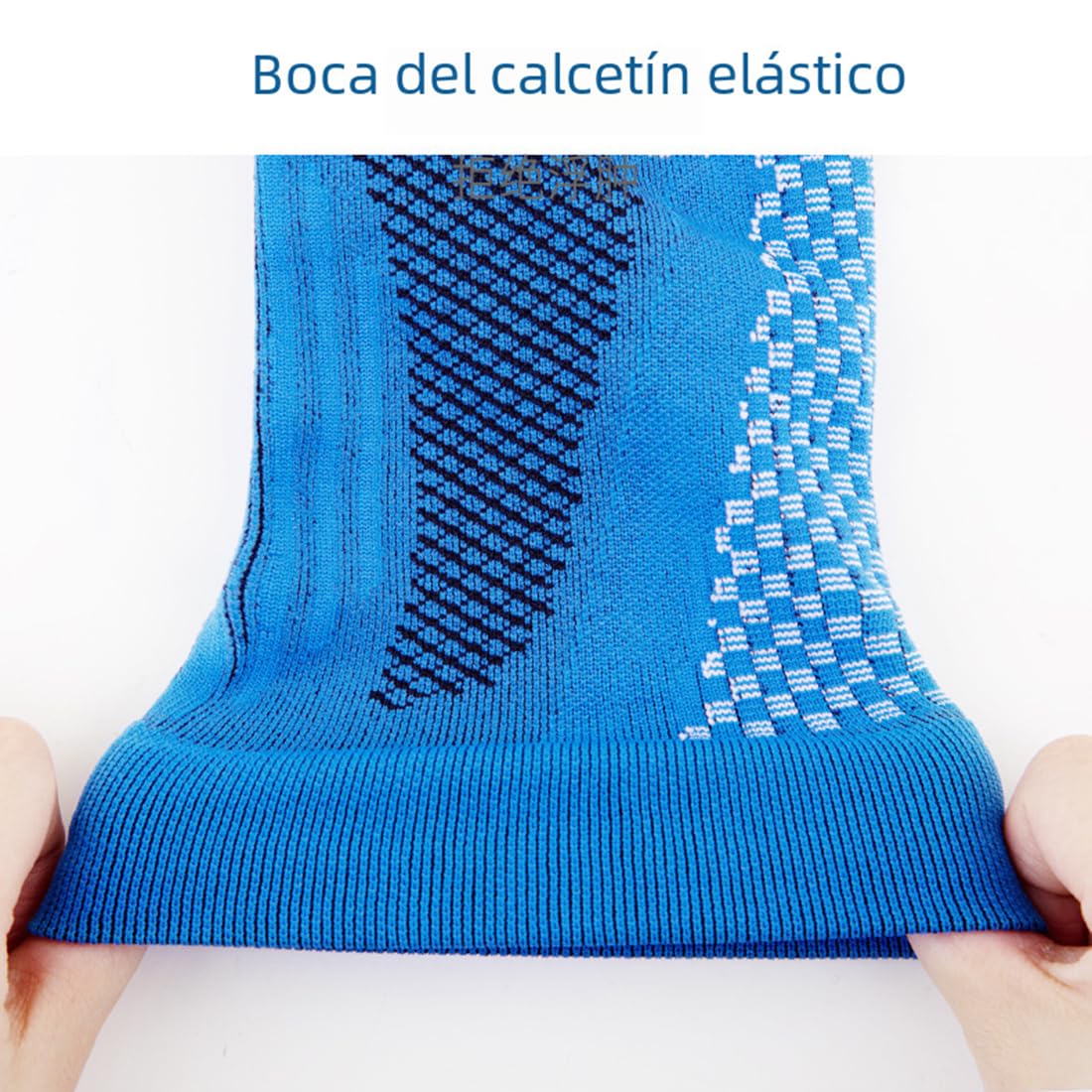 Calcetines Medias de Compresión Mujer y Hombre. Medias Altas para Running o Ciclismo con Tecnología Compresiva Graduada. Largos de Deporte.