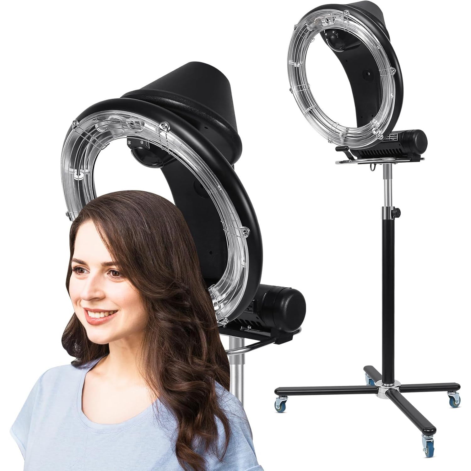 Color Processor Salon Perming Infrared Hair Dryer Orbiting Infrared Stand Hair Dryer 950W Freestanding Hair Dryer Perming Color