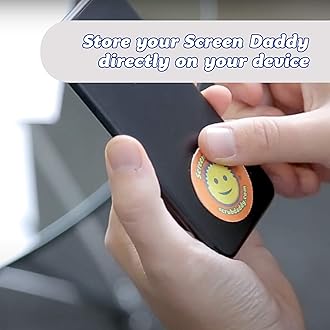 Scrub Daddy Screen Daddy Colors - Multicolor, Multiuse Microfiber Cleaning Pads for Electronic Screens with Convenient Storage, Scratch Free, Streak Free, Reusable and Washable, 3ct (1pk)