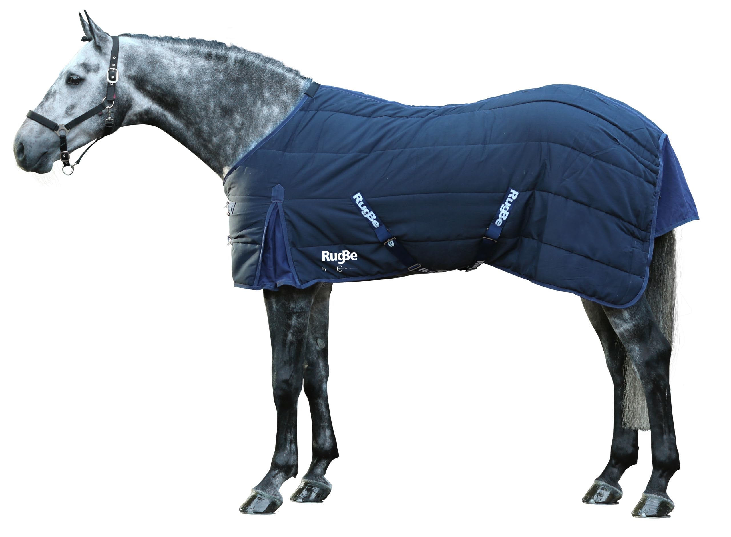 Covalliero Manta Caballo RugBe Indoor 165 cm, Azul