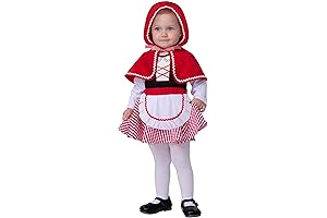Spooky Halloween Revelry: Little Red Riding Hood Costume Captivates for Cuteness