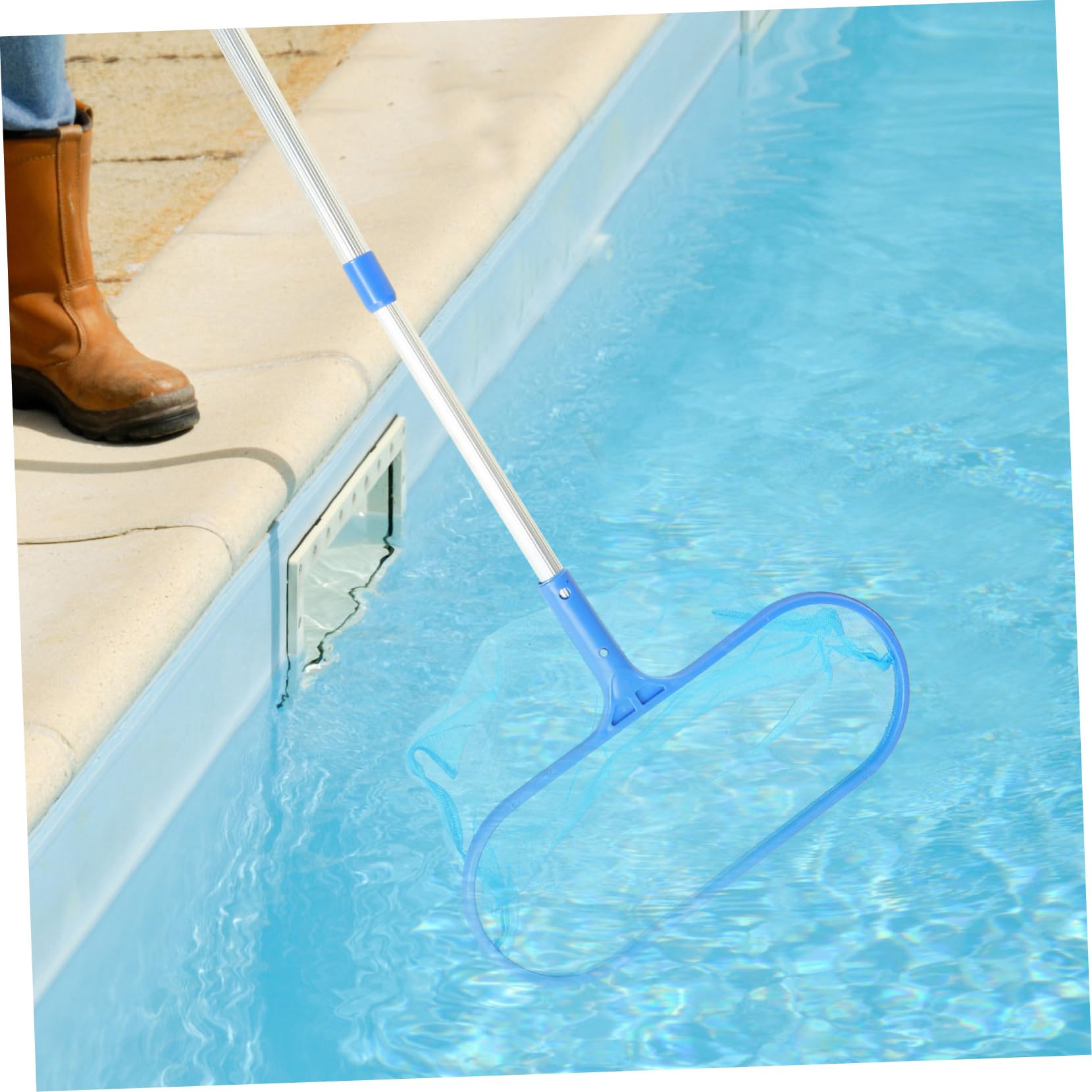 GALPADA Recogedora para Limpieza Cuchara para Piscinas Herramienta De Limpieza para Peceras De Pesca para Piscina Rastrillo para Piscina Skimmer
