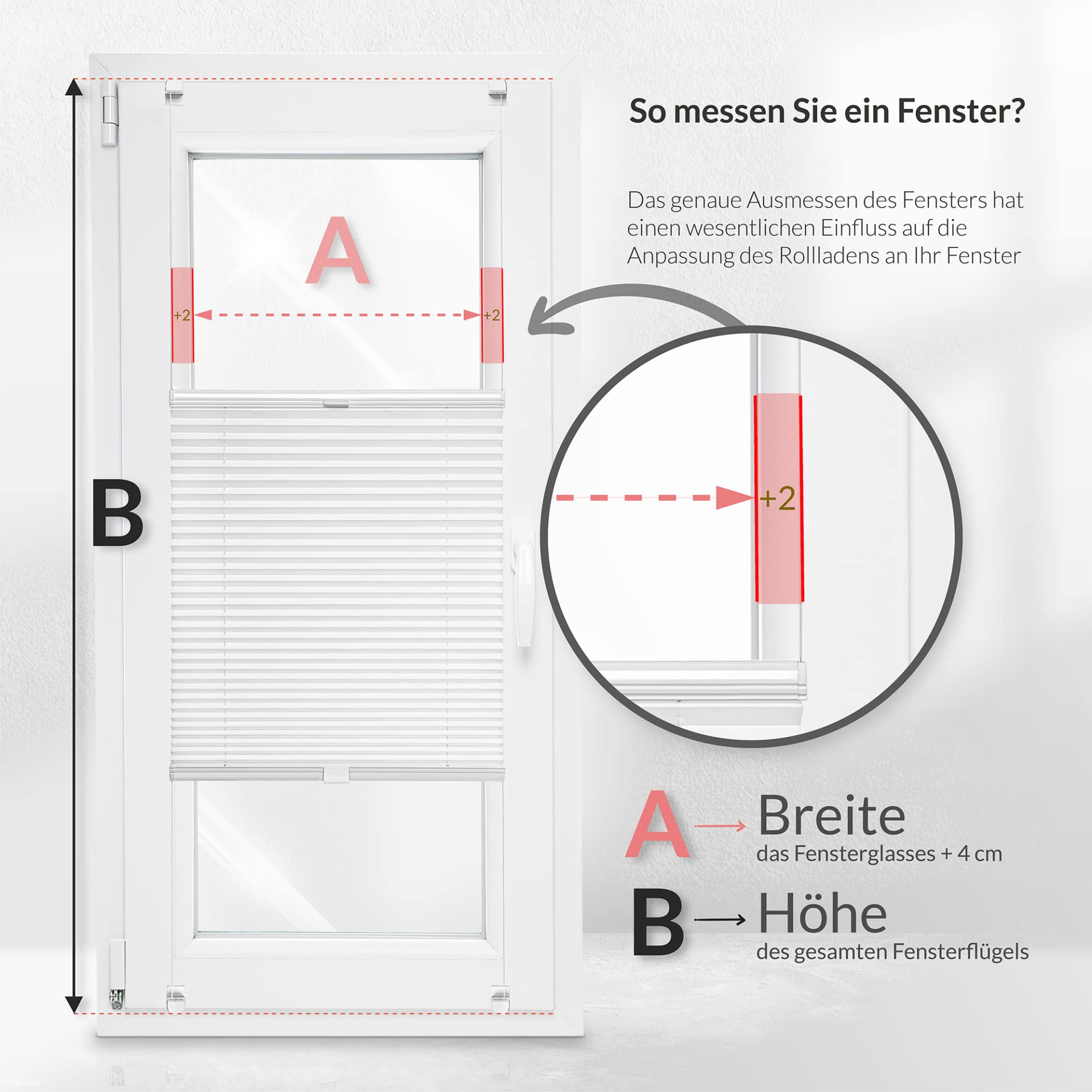 Easyfix Store Plissé Sans Plissé Klemmfix 48 X 80 Cm, Isolation Thermique, Réduction Du Bruit, Rideau Occultant Stores Sans Perceuse, Store Protection Solaire, Pour Fenêtres, Gris
