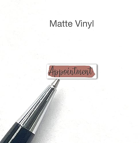 Miniatura 2 de Appointment Planner Header Stickers - 36 Vinyl Decals (1 Inch) - Highlight Script Labels for Health, Doctor, and Meeting Reminders - Functional