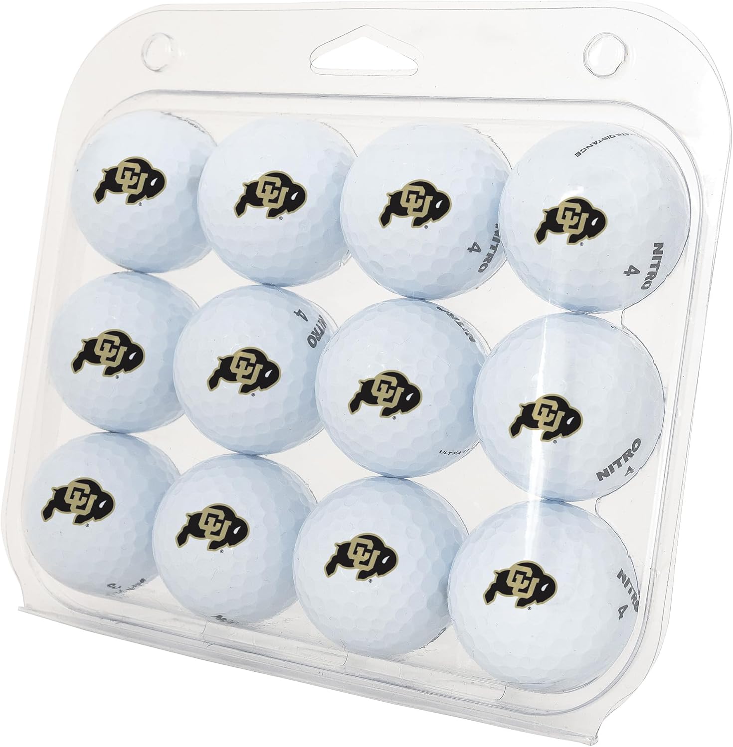 Desert Cactus University of Colorado Boulder Golf Balls 12 Pack – CU Buffaloes Full Color Dozen – Officially Licensed Sport Team Accessory (Design B)