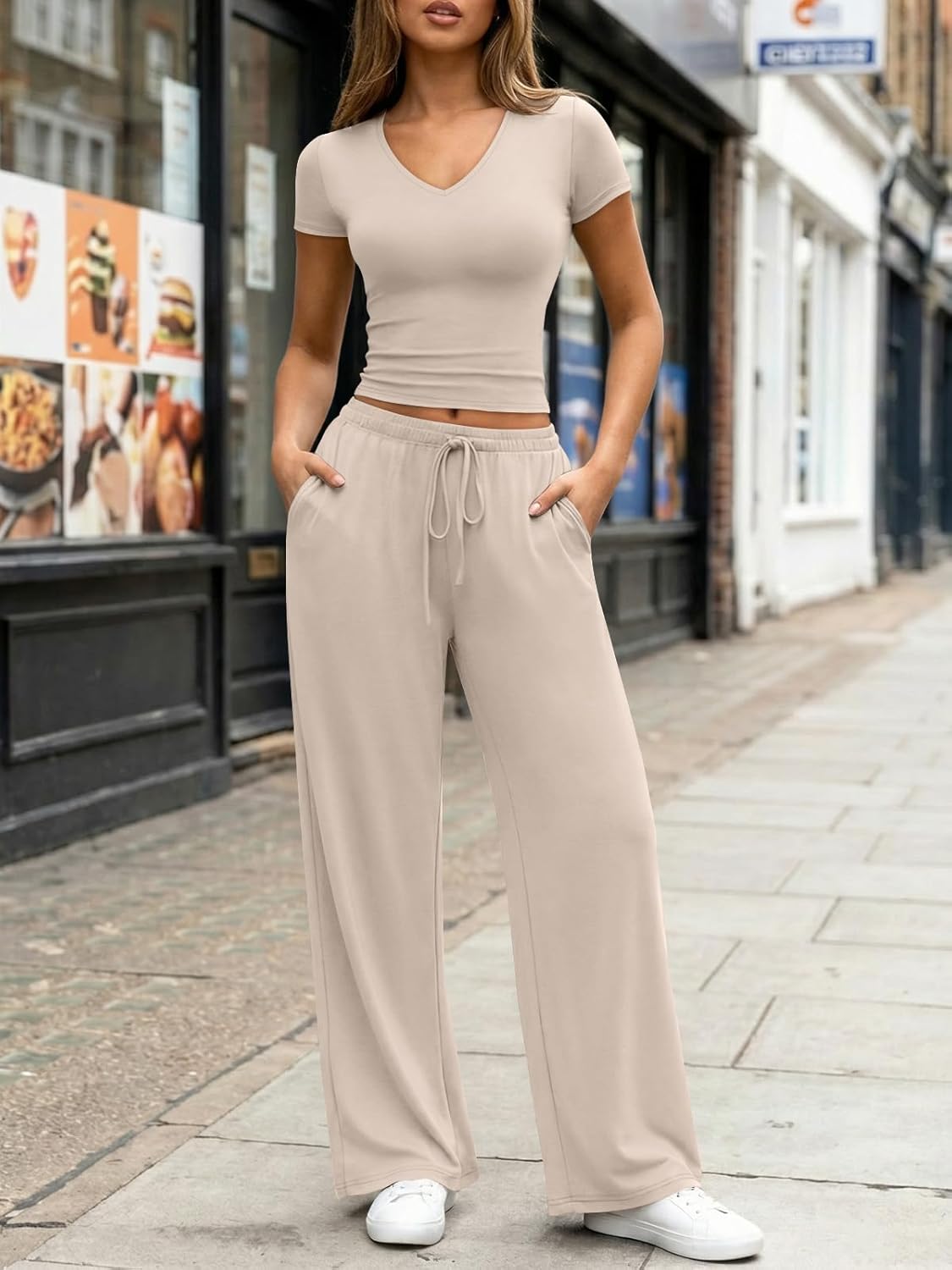 Trendy Queen 2 Piece Lounge Sets for Women Summer Outfits 2026 Fashion Two Piece Loungewear Spring Outfits Clothes - Image 2