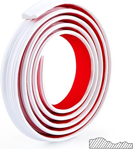 Miniatura 10 de Moldura de riel de silla autoadhesiva, para decoración del hogar y protección de pared, 9.8 x 0.9 pulgadas