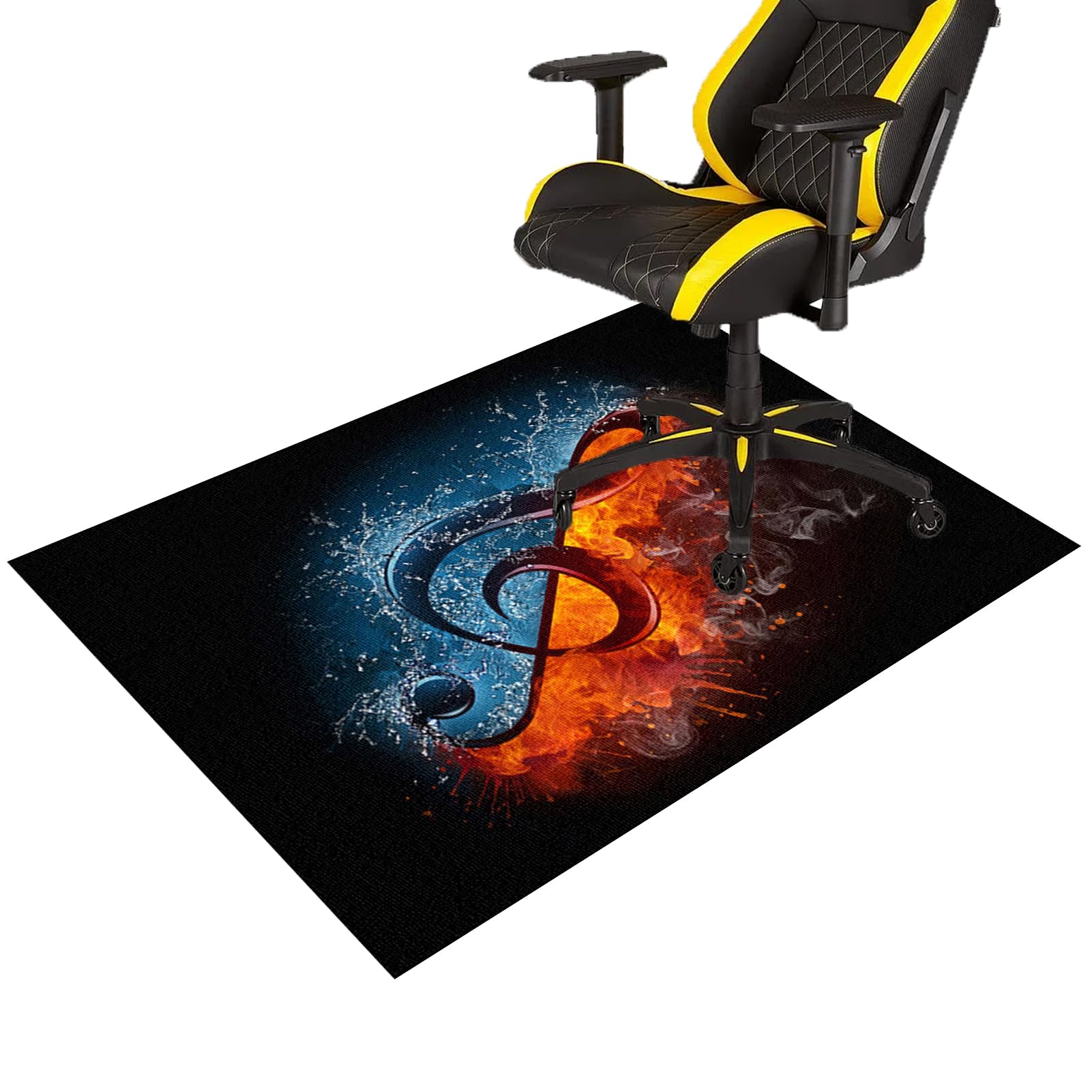 Gaming Chair Mat for Hardwood Floors Non-slip Computer Chair Mat Office Chair Mats for Carpeted Floor Low Pile Desk Chair Mat Gaming Rolling Chair Mat for Carpet Hard Floor Protector Mat 160 x 200 cm