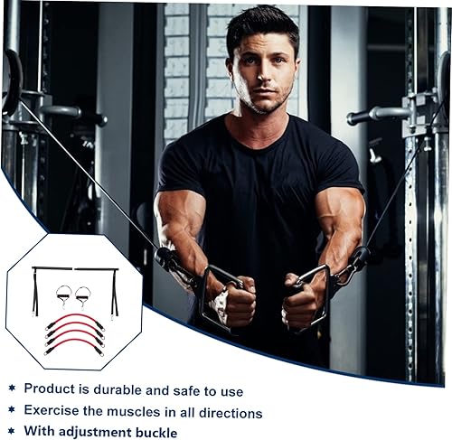 Miniatura 8 de Toddmomy 1 juego de barra de resistencia, barra de pilates, barra de ejercicio de pilates, kit de estiramiento, equipo de estiramiento, equipo de