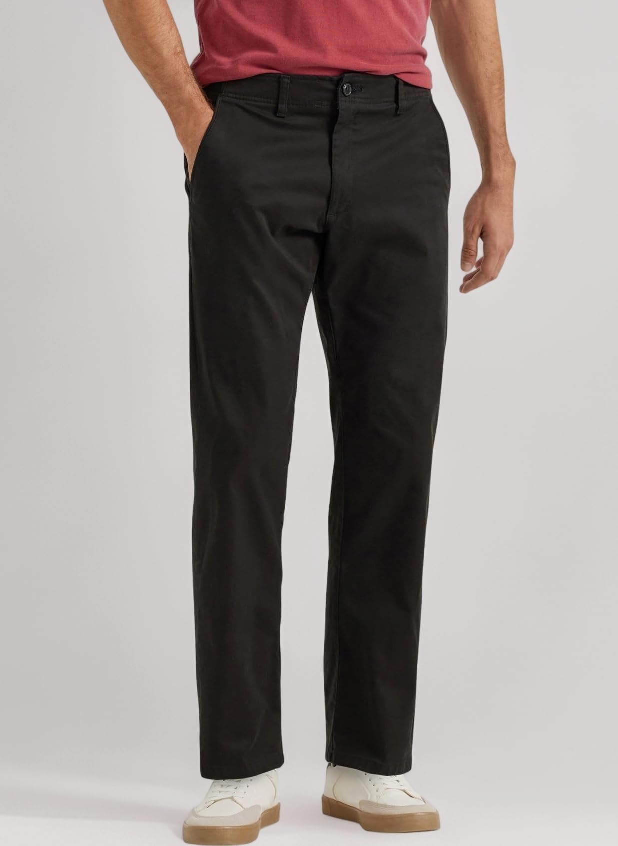 Men's Extreme Motion Flat Front Regular Straight Pant