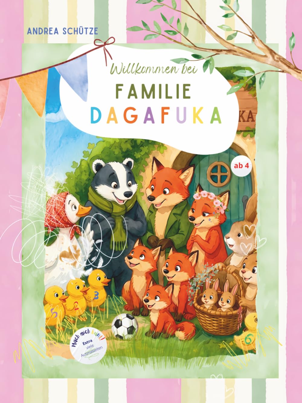 Willkommen bei Familie DaGaFuKa: Ein warmherziges Bilderbuch über Vertrauen, Burgfrieden und das große Glück, ein Zuhause zu haben.