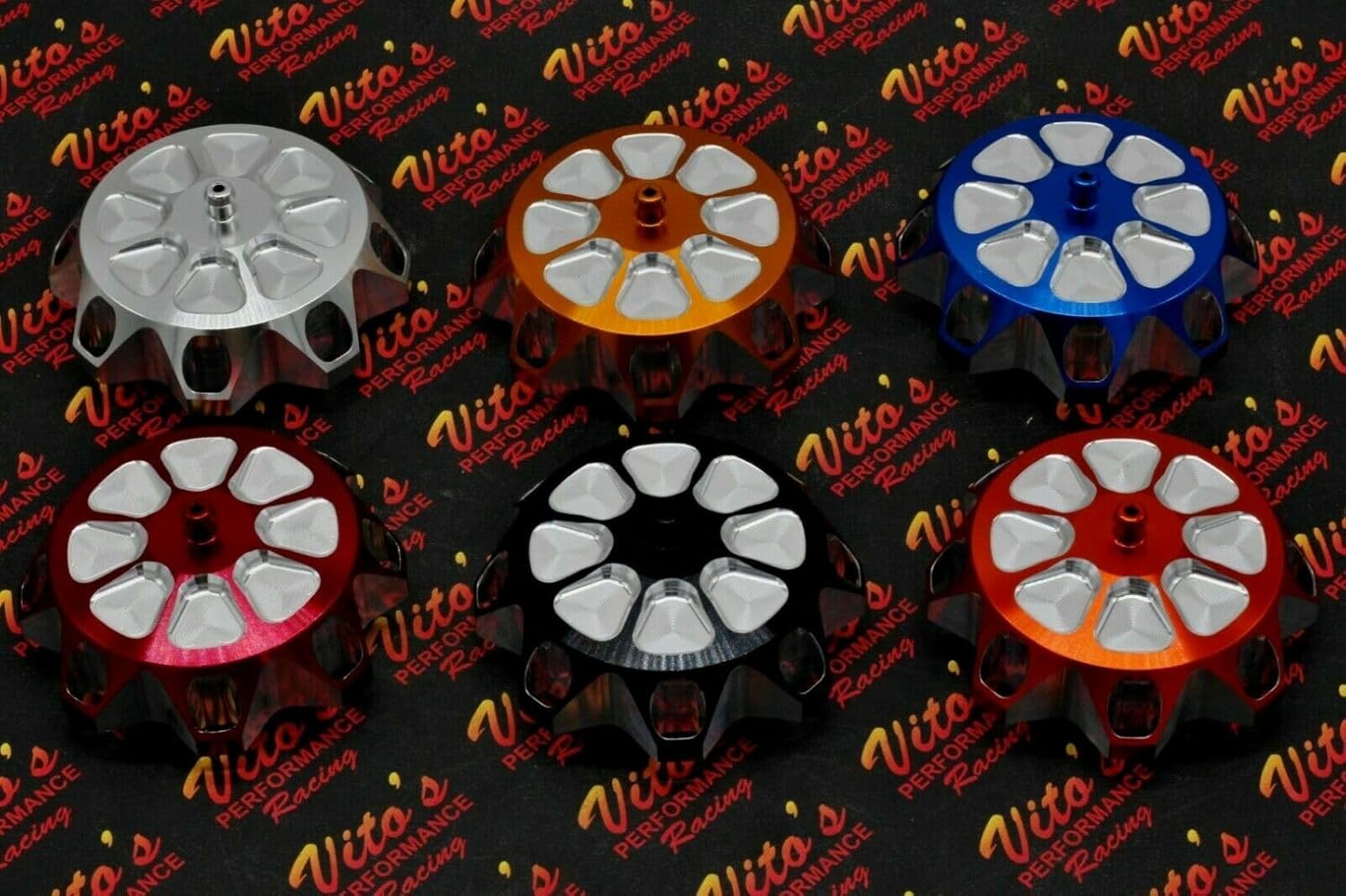 Vito's aluminum GAS CAP fits Yamaha Banshee YFZ450 Raptor 660 Warrior Blaster BLACK
