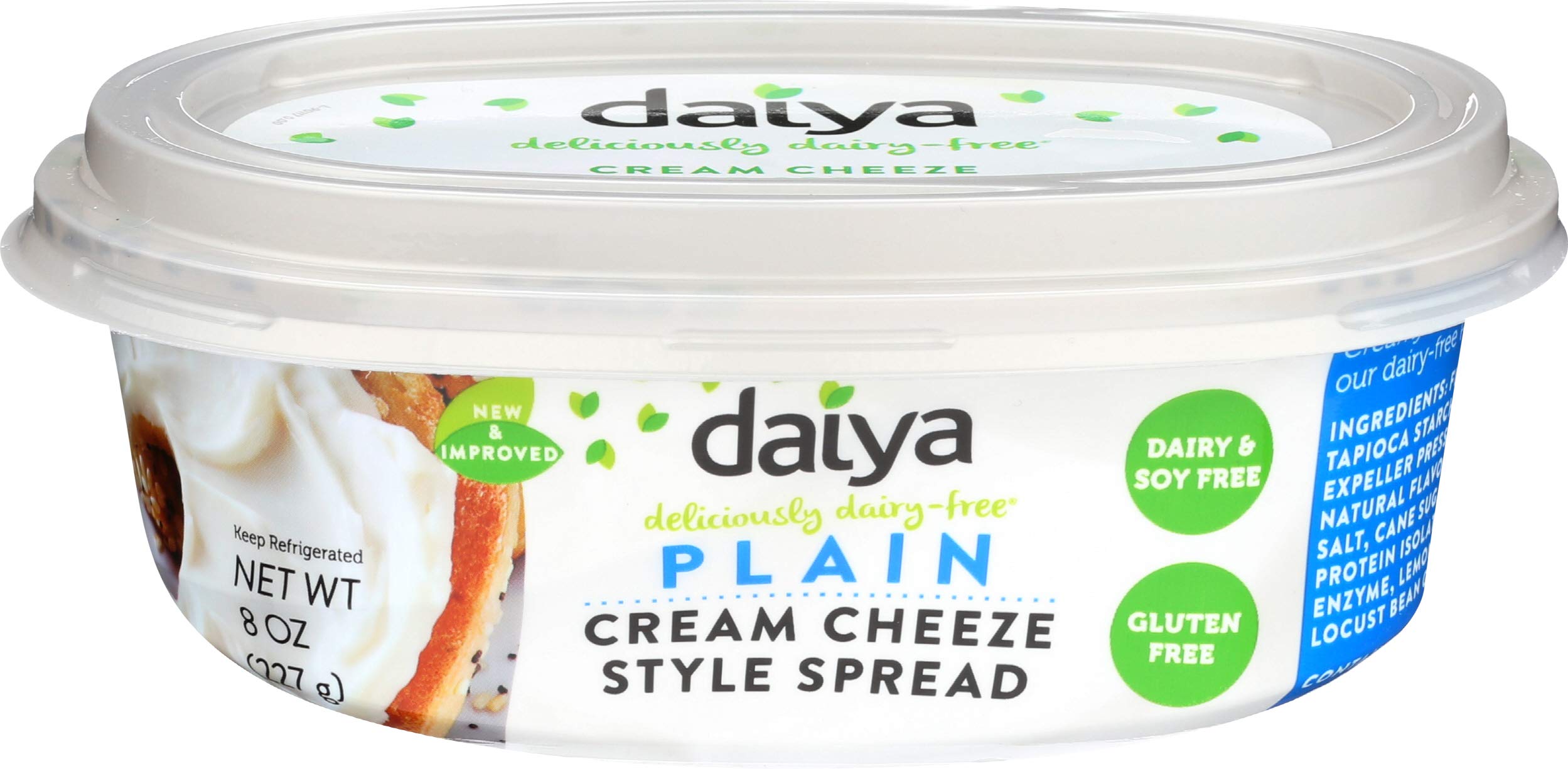 Daiya, Vegan Cream Cheese Plain, 8 Ounce