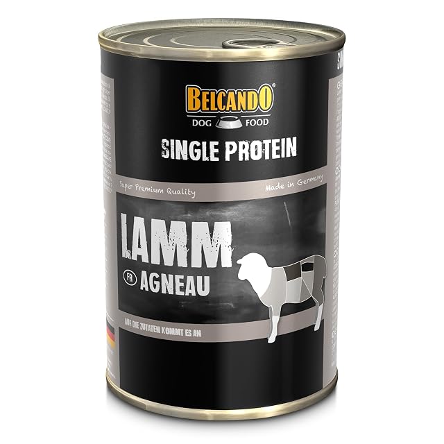 Foto 2 de 6 de Belcando Single Protein Lata [6x400g Cordero]