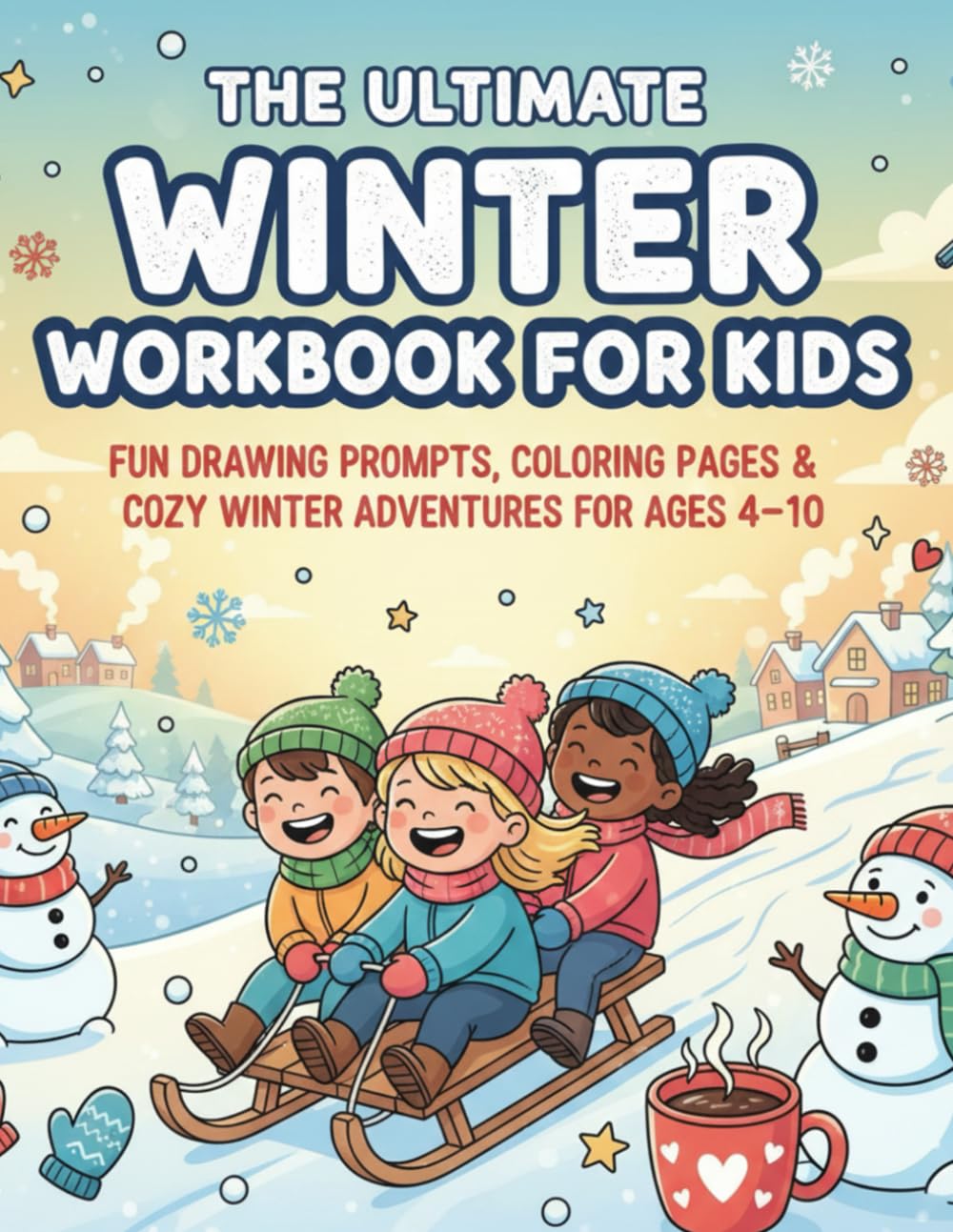 The Ultimate Winter Workbook for Kids: Fun Drawing Prompts, Coloring Pages & Cozy Winter Adventures for Ages 4–10 (The Ultimate Seasonal Workbooks for kids aged 4-10)